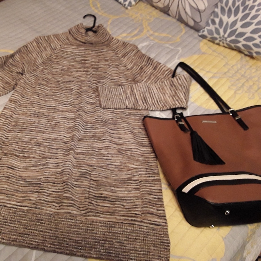 Turtleneck sweater dress (used) in good condition.